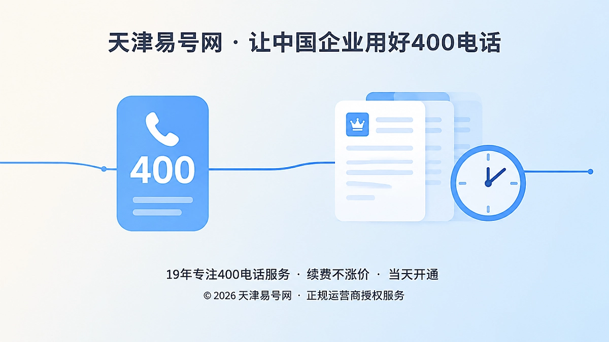 2026年400电话套餐解析：通信周期要能盖住内容寿命