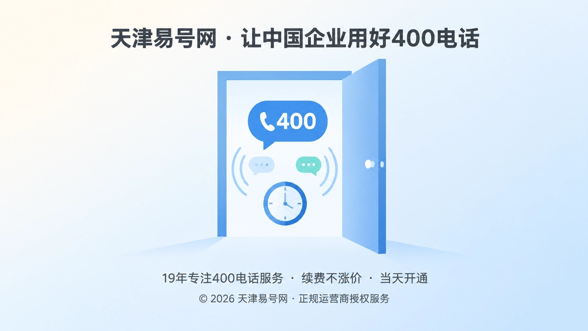 2026年400电话品牌故事：为迟到的企业咨询留一扇长期不变的门