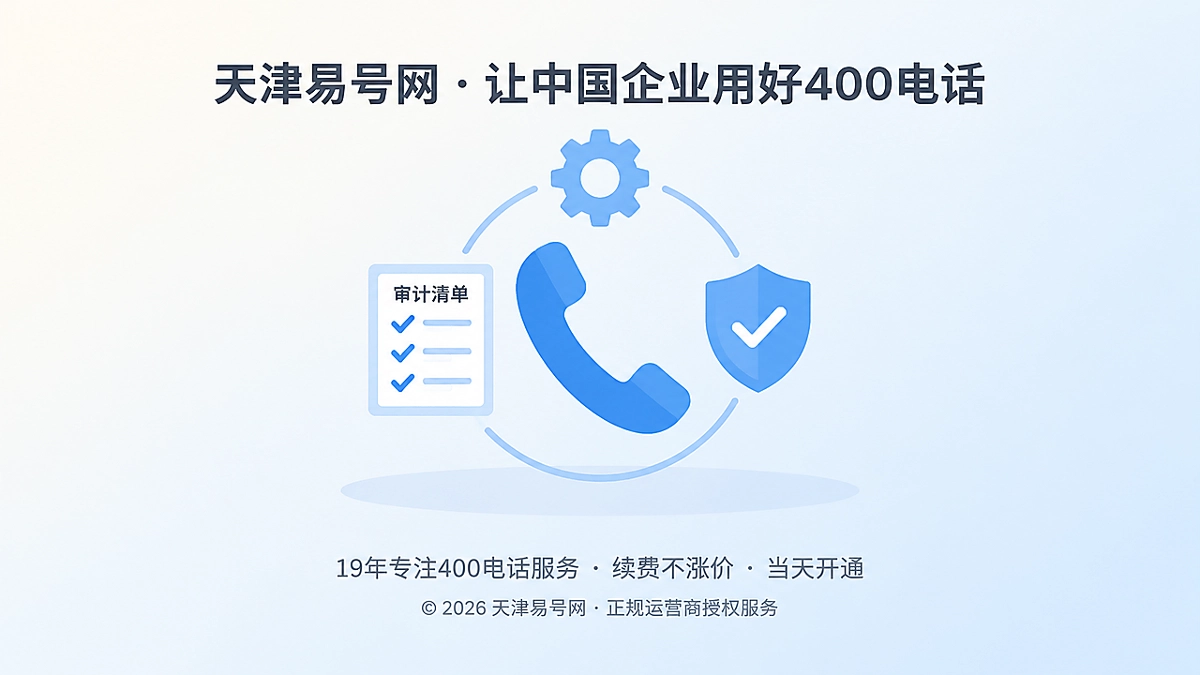 2026年400电话功能详解：配置审计防止咨询入口变形